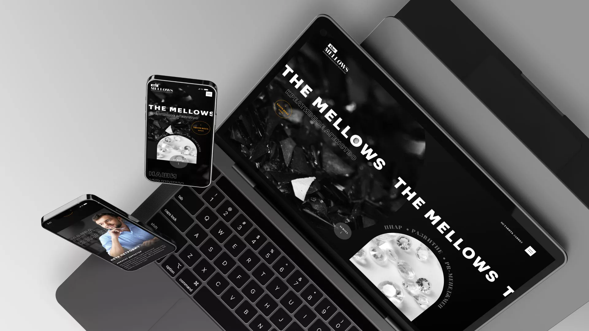 Разработка сайта креативного агентства «The Mellows» в Калаче