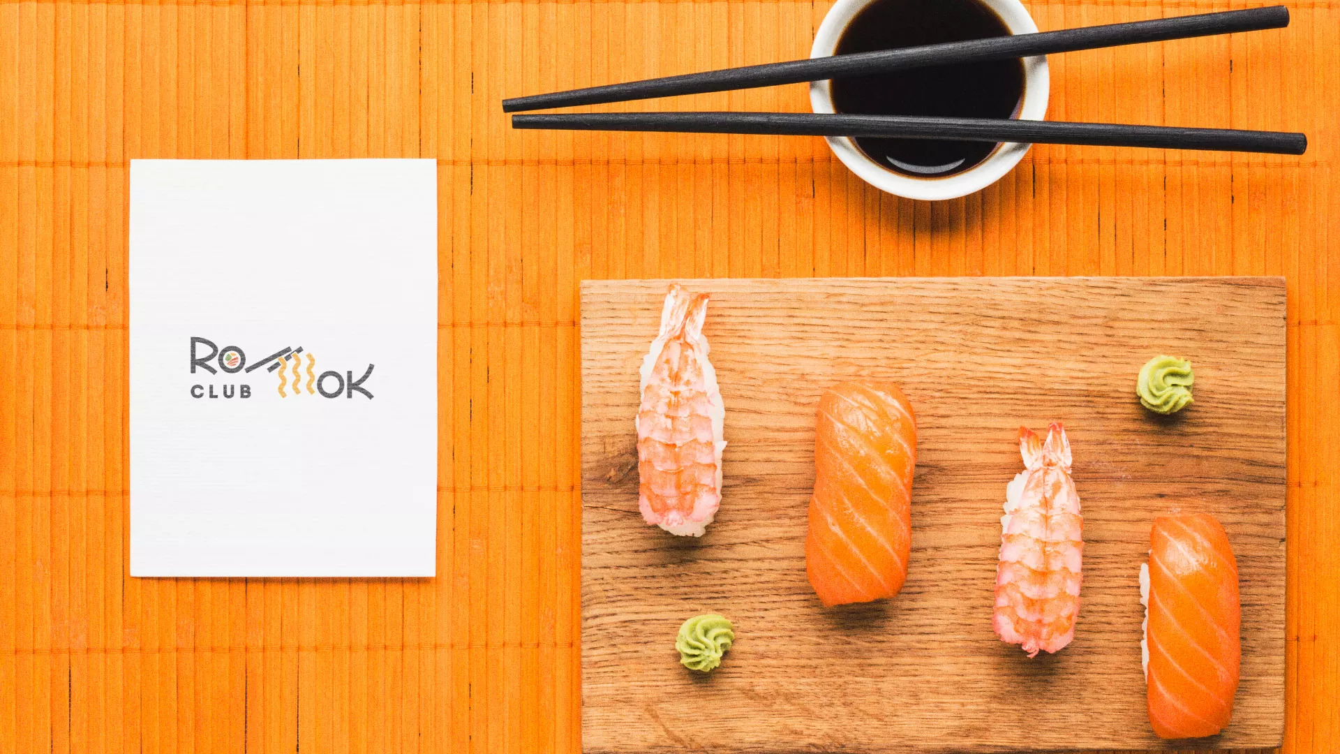 Создание логотипа суши-бара «Roll Wok Club» в Калаче